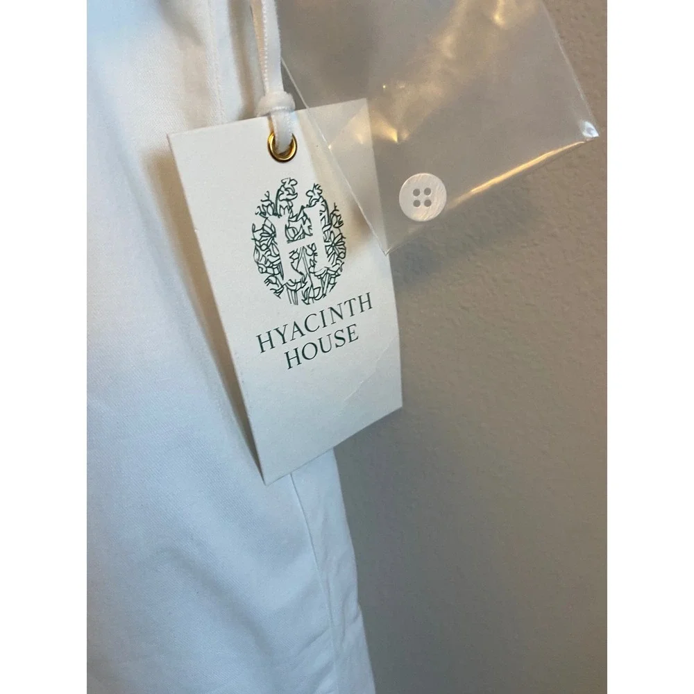 Tuckernuck Hyacinth House White Red Embroidered Mini Dress XS New With Tags - Picture 6 of 9